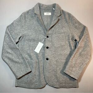 NWT Buck Mason Marled Gray Felted Chore Coat; Twice Boiled Merino - Mens Large